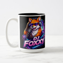 DJ FOXXY 2 Tweekleurige koffiemok