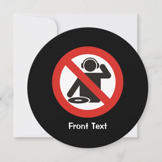 DJ Free Zone Kaart (Voorkant)