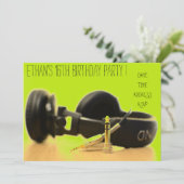 DJ funky coole tienerjongens verjaardagsfeestje Kaart (Staand voorkant)