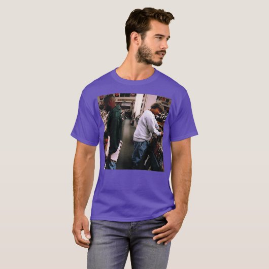 DJ Funny Shadows voor mannen T-shirt (Voorkant volledig)