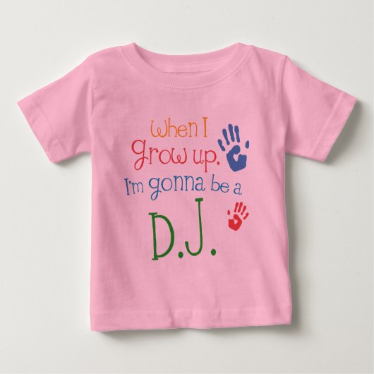 Dj (Future) Baby Baby T-Shirt (Voorkant)