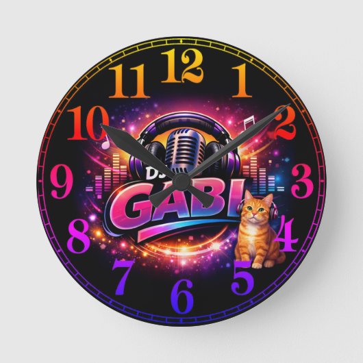 DJ GABI 2 RONDE KLOK (Voorkant)