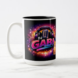 DJ GABI 2 Tweekleurige koffiemok