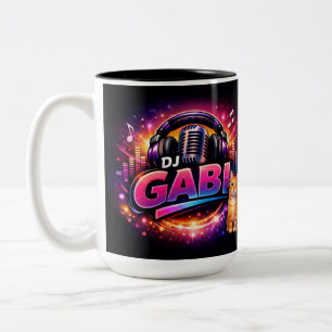 DJ GABI 2 Tweekleurige koffiemok