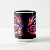 DJ GABI 2 Two-Tone COFFEE MUG Tweekleurige Koffiemok (Center)