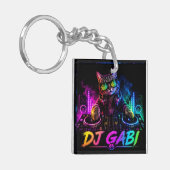DJ GABI DUBBELEZIJDIG SLEUTELHANGER (Voorkant Links)
