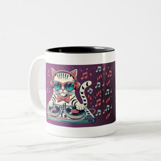 DJ Gabi Tweekleurige Koffiemok (Voorkant links)
