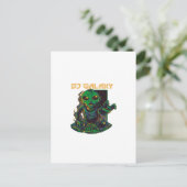 DJ GALAXY BRIEFKAART (Staand voorkant)