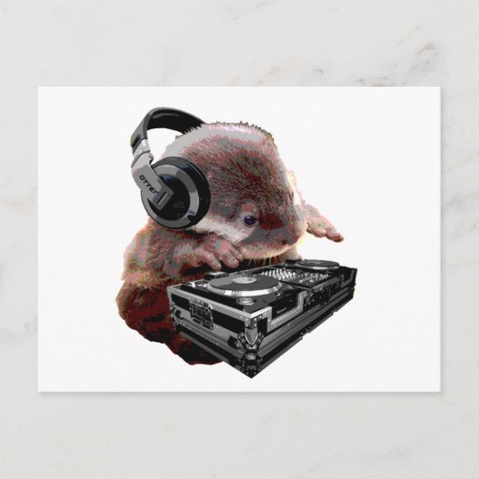 DJ Geen Otter Briefkaart (Voorkant)