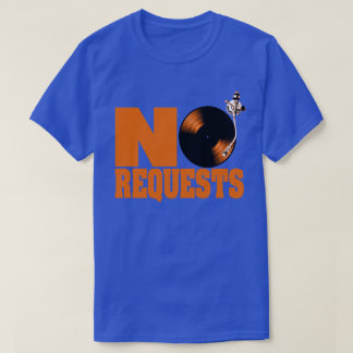 DJ Geen verzoeken stellen Knicks Blue Oranje T-Shi T-shirt