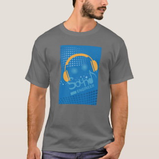 DJ-geluidsengineer radio of club DJ-T-shirt T-shirt