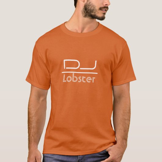 DJ gepersonaliseerde naam t-shirt (Voorkant)