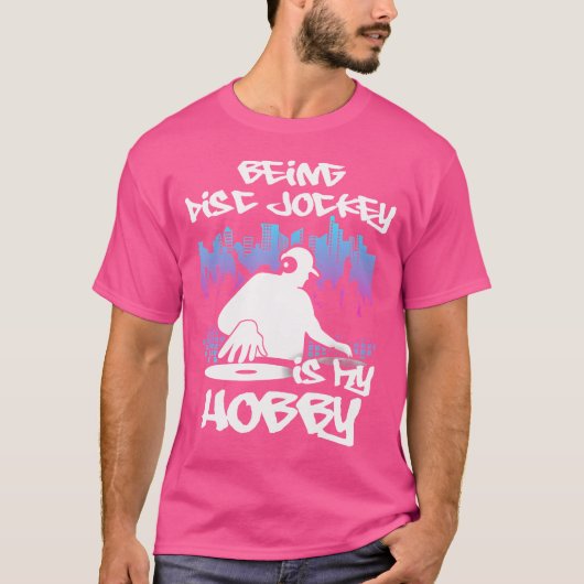 Dj geschenken voor disc jockey electro club beats  t-shirt (Voorkant)