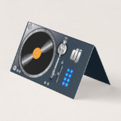 dj gevouwen visitekaartje (Voorkant)