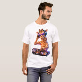 DJ Giraffe 4D Party Vibes T-shirt (Voorkant volledig)