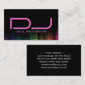 DJ Girl Visitekaartje (Voorkant / Achterkant)