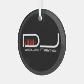 DJ GLAS ORNAMENT (Voorkant links)