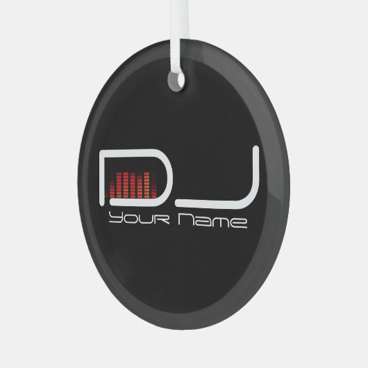 DJ GLAS ORNAMENT (Voorkant links)