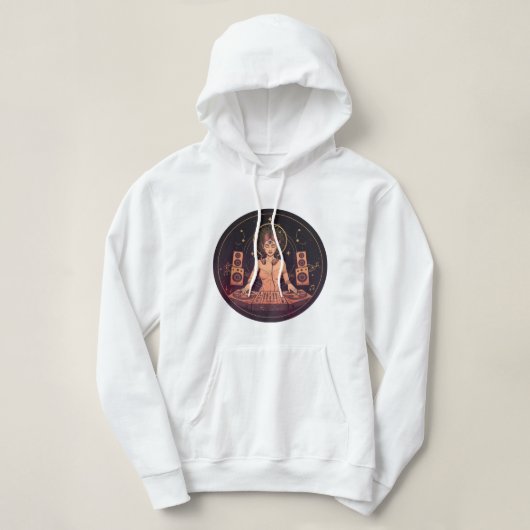 DJ Goddess Cosmic Beats Hoodie 🎧🌌 (Design voorkant)