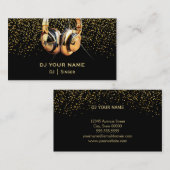 DJ gold Visitekaartje (Voorkant / Achterkant)