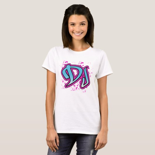 DJ Graffiti T-shirt (Voorkant volledig)
