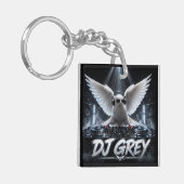 DJ GREY DUBBELEZIJDIG SLEUTELHANGER (Voorkant Links)