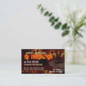 Dj Grunge Platenspeler Visitekaartje (Staand voorkant)