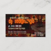 Dj Grunge Platenspeler Visitekaartje (Voorkant)