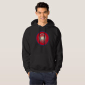 DJ Headphones Icon Hoodie (Voorkant volledig)