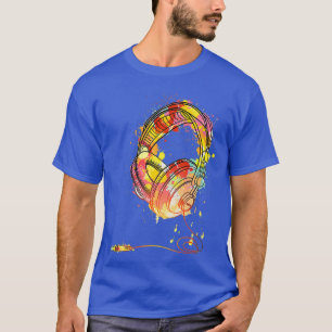 DJ Headphones Music Sound Premium T-shirt