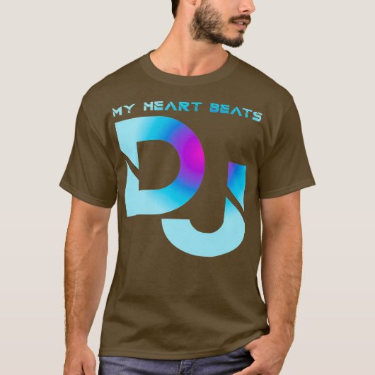 DJ Heartbeat Premium T-shirt (Voorkant)