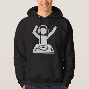 DJ heeft handen in de lucht Hoodie