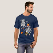 DJ HipHop Robotos T-shirt (Voorkant volledig)