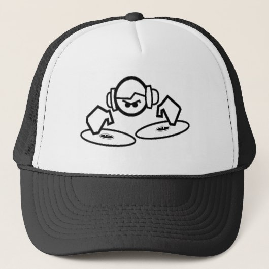 DJ-hoed Trucker Pet (Voorkant)