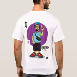DJ HOODLUM alias The Robot DJ grafische t-shirt