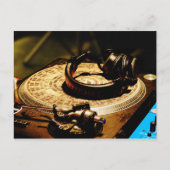 DJ Hoofdtelefoon1 Briefkaart (Voorkant)