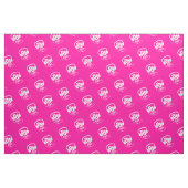 DJ hoofdtelefoon gepersonaliseerde naam stof (Fat Quarter)