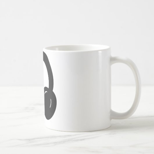 dj-hoofdtelefoon koffiemok (Rechts)