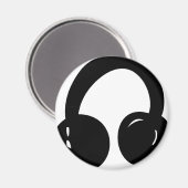 dj-hoofdtelefoon magneet (Voorkant / Achterkant)