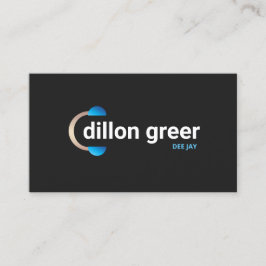 DJ Hoofdtelefoon Muziek Visitekaartje