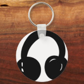 dj-hoofdtelefoon sleutelhanger (Voorkant)