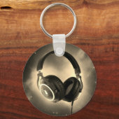 DJ Hoofdtelefoon Sleutelhanger (Voorkant)