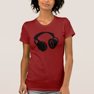 DJ-hoofdtelefoon T-shirt