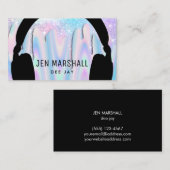 DJ-hoofdtelefoon voor extra beeldvormend design Visitekaartje (Voorkant / Achterkant)