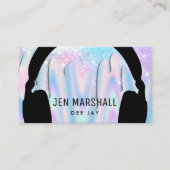 DJ-hoofdtelefoon voor extra beeldvormend design Visitekaartje (Voorkant)