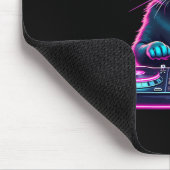 DJ House Cat Rainbow DJ Cat Kat Muismat (Hoek)