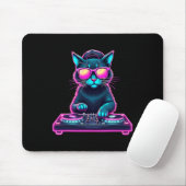 DJ House Cat Rainbow DJ Cat Kat Muismat (Met muis)