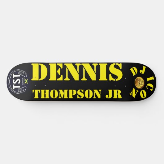 DJ ICON DENNIS THOMPSON JR 8 1/2" Skateboard Deck (Horizontaal)