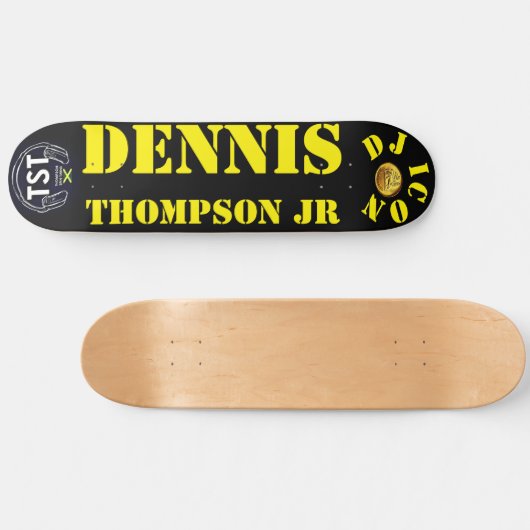 DJ ICON DENNIS THOMPSON JR 8 1/2" Skateboard Deck (Horizontaal)