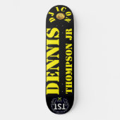 DJ ICON DENNIS THOMPSON JR 8 1/2" Skateboard Deck (Voorkant)